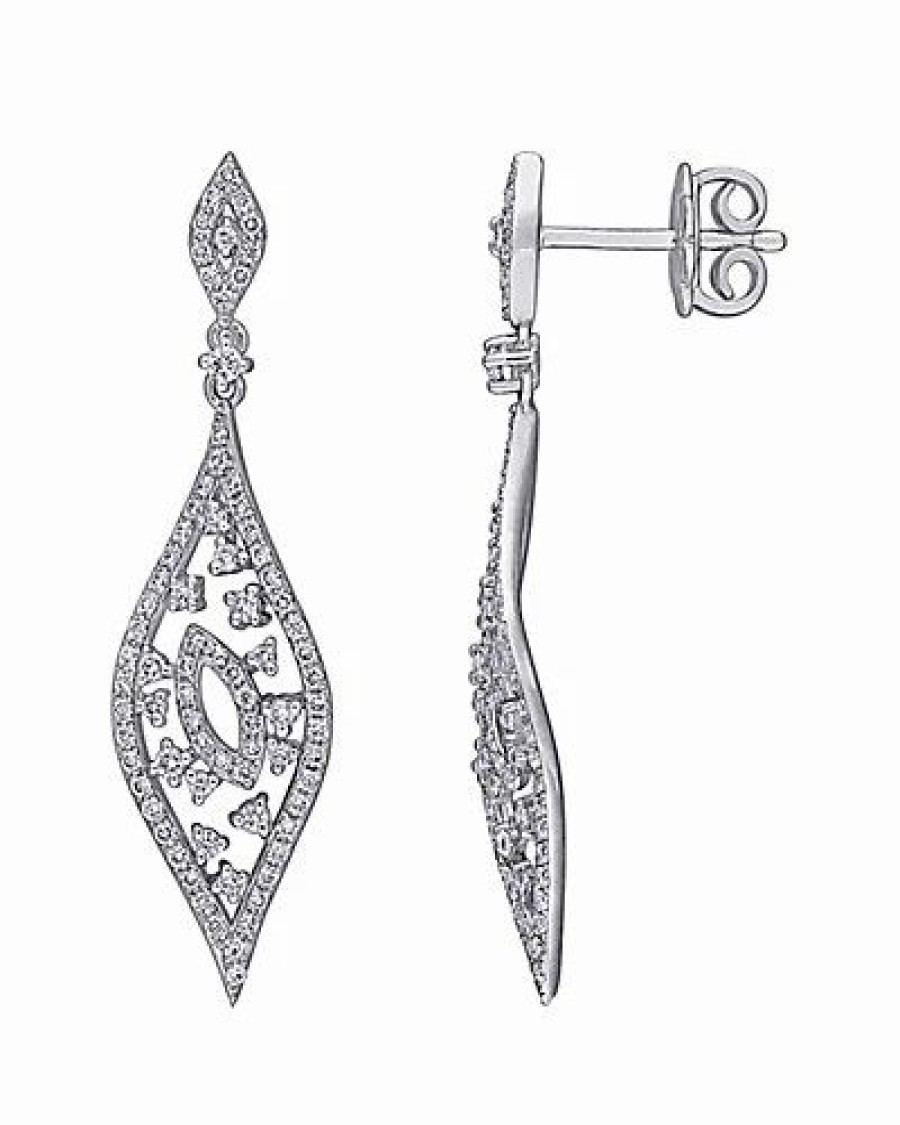 Earrings * | Diamond Select Cuts 14K 0.88 Ct. Tw. Diamond Earrings Women