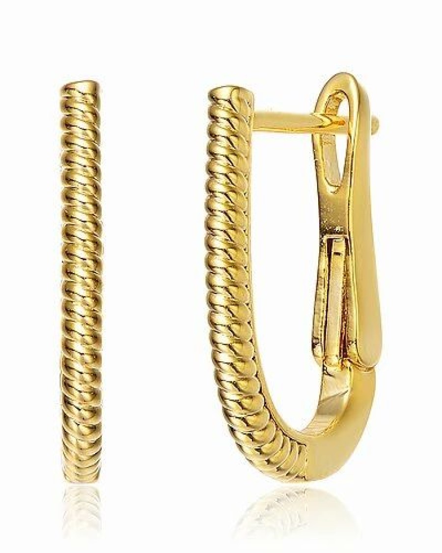 Earrings * | Genevive 14K Plated Earrings Women