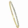 Bracelets * | Sabrina Designs 14K 2.17 Ct. Tw. Diamond Flexible Bangle Bracelet Women