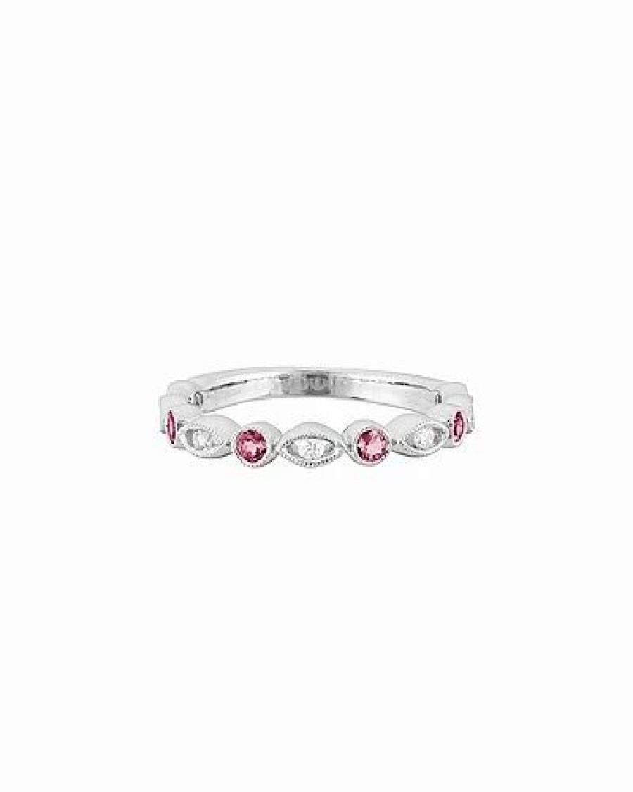 Rings * | Diamond Select Cuts 14K 0.45 Ct. Tw. Diamond & Pink Tourmaline Ring Women