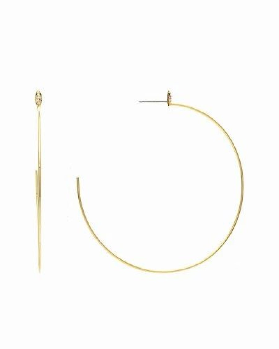 Earrings * | Rivka Friedman 18K Plated Cz & Crystal Snake Hoops Women