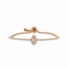 Bracelets * | Diamond Select Cuts 18K Rose Gold 0.61 Ct. Tw. Diamond Bangle Women