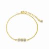 Bracelets * | Sterling Forever 14K Plated Cz Bracelet Women