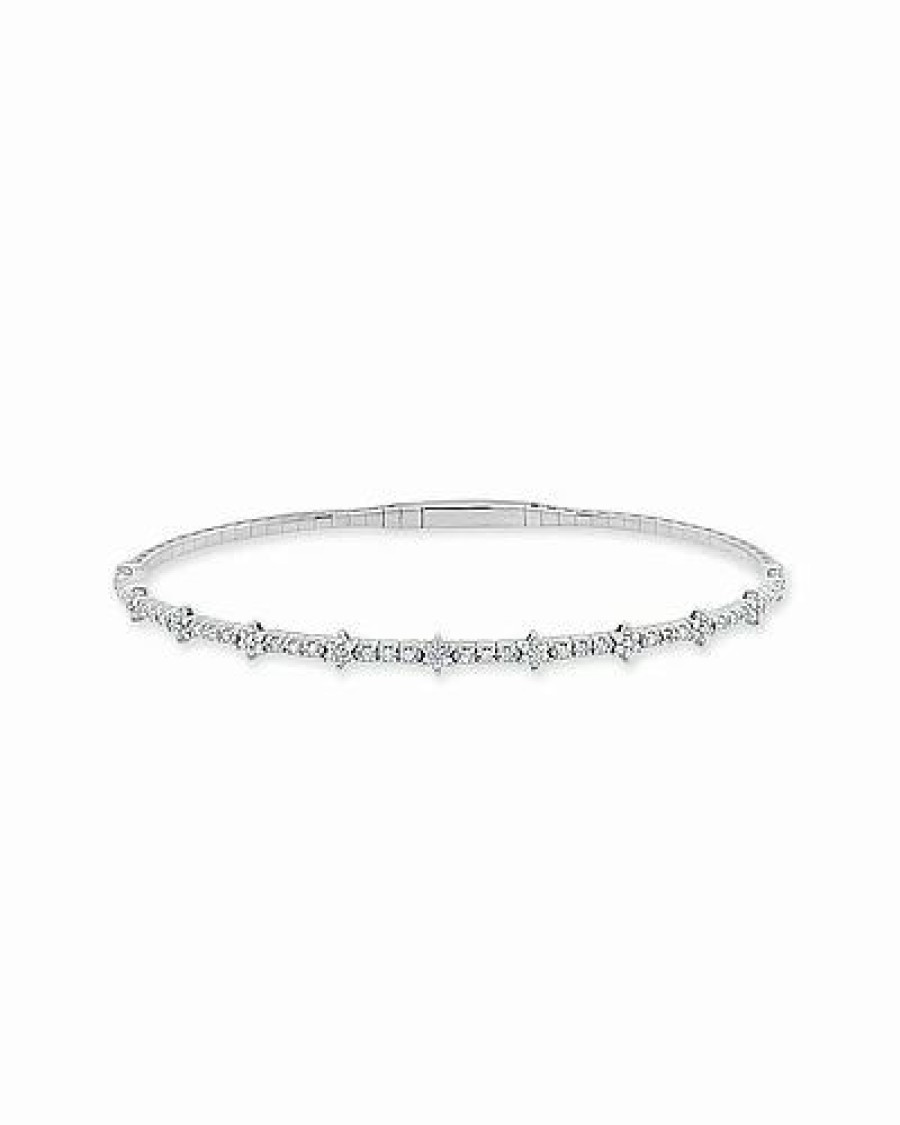 Bracelets * | Sabrina Designs 14K 0.85 Ct. Tw. Diamond Bangle Bracelet Women