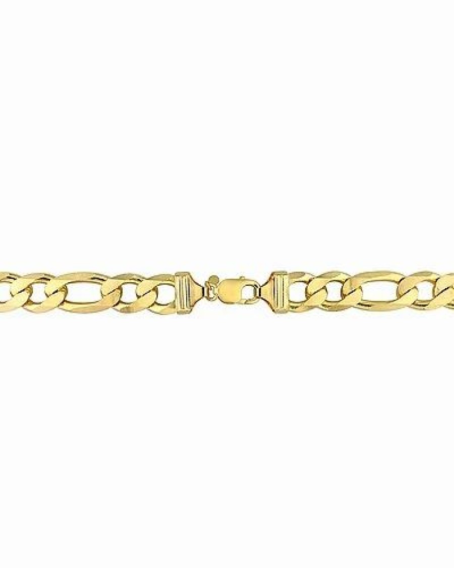 Bracelets * | 18K Over Italian Silver Figaro Chain Bracelet Women