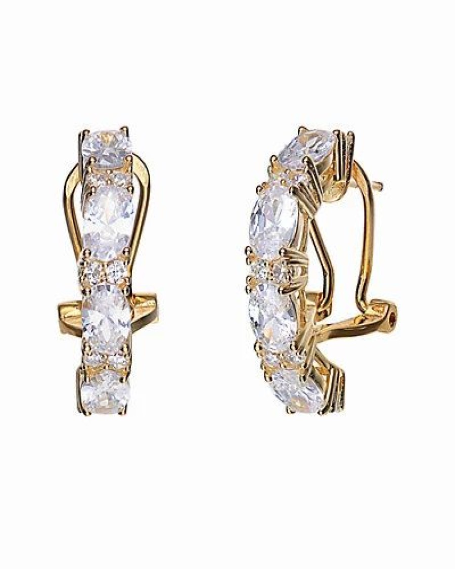 Earrings * | Genevive 14K Over Silver Earrings Women