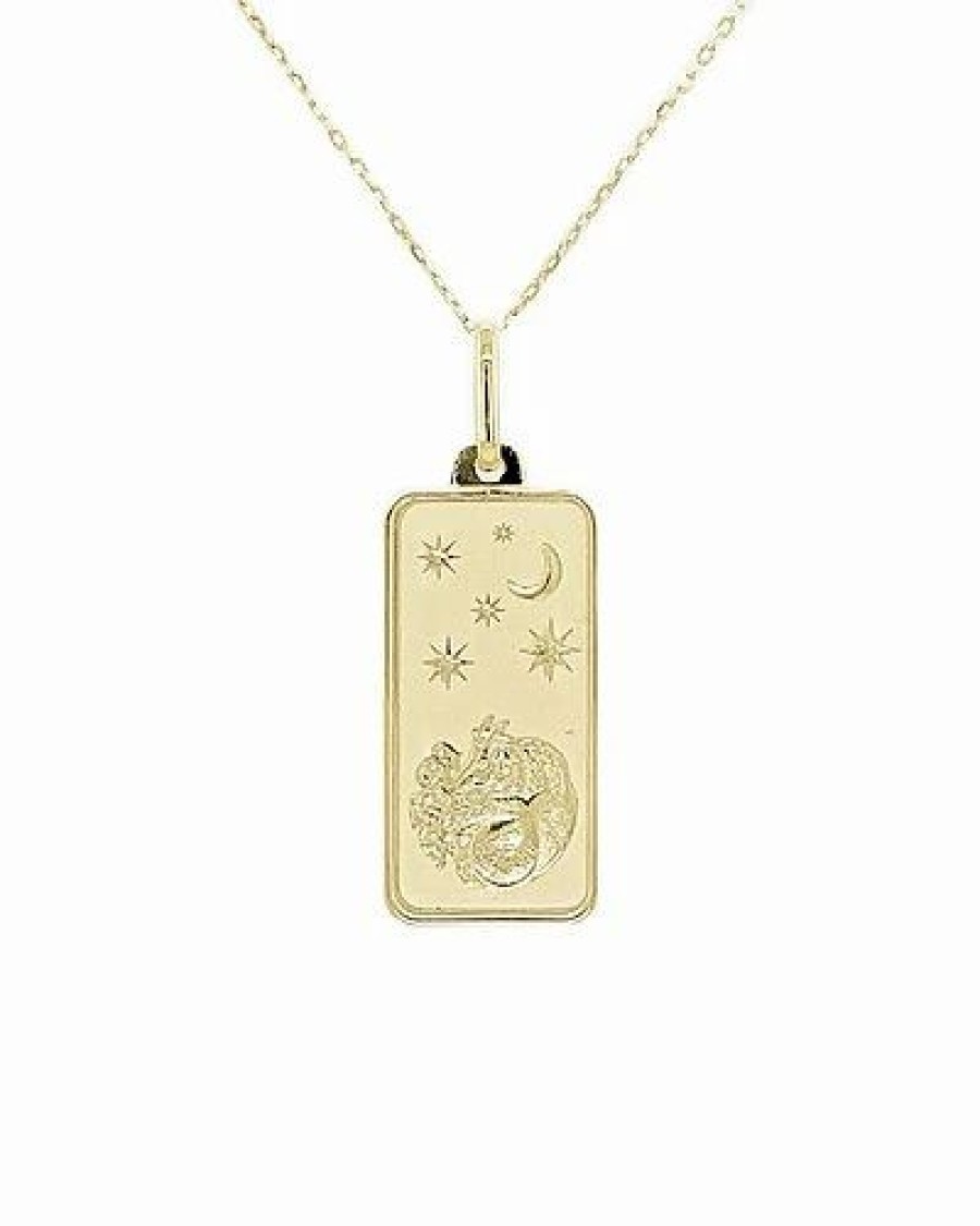 Necklaces * | Sabrina Designs 14K Capricorn Zodiac Necklace Women