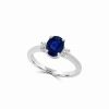 Rings * | Effy Fine Jewelry 18K 1.58 Ct. Tw. Diamond & Blue Sapphire Ring Women