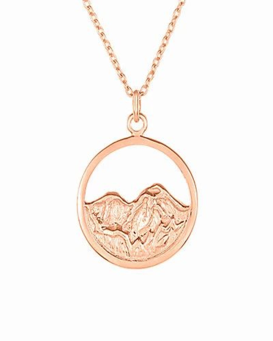 Necklaces * | Sterling Forever 14K Rose Gold Vermeil Pendant Necklace Women