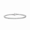 Bracelets * | Diana M. Fine Jewelry 18K 4.10 Ct. Tw. Diamond Tennis Bracelet Women