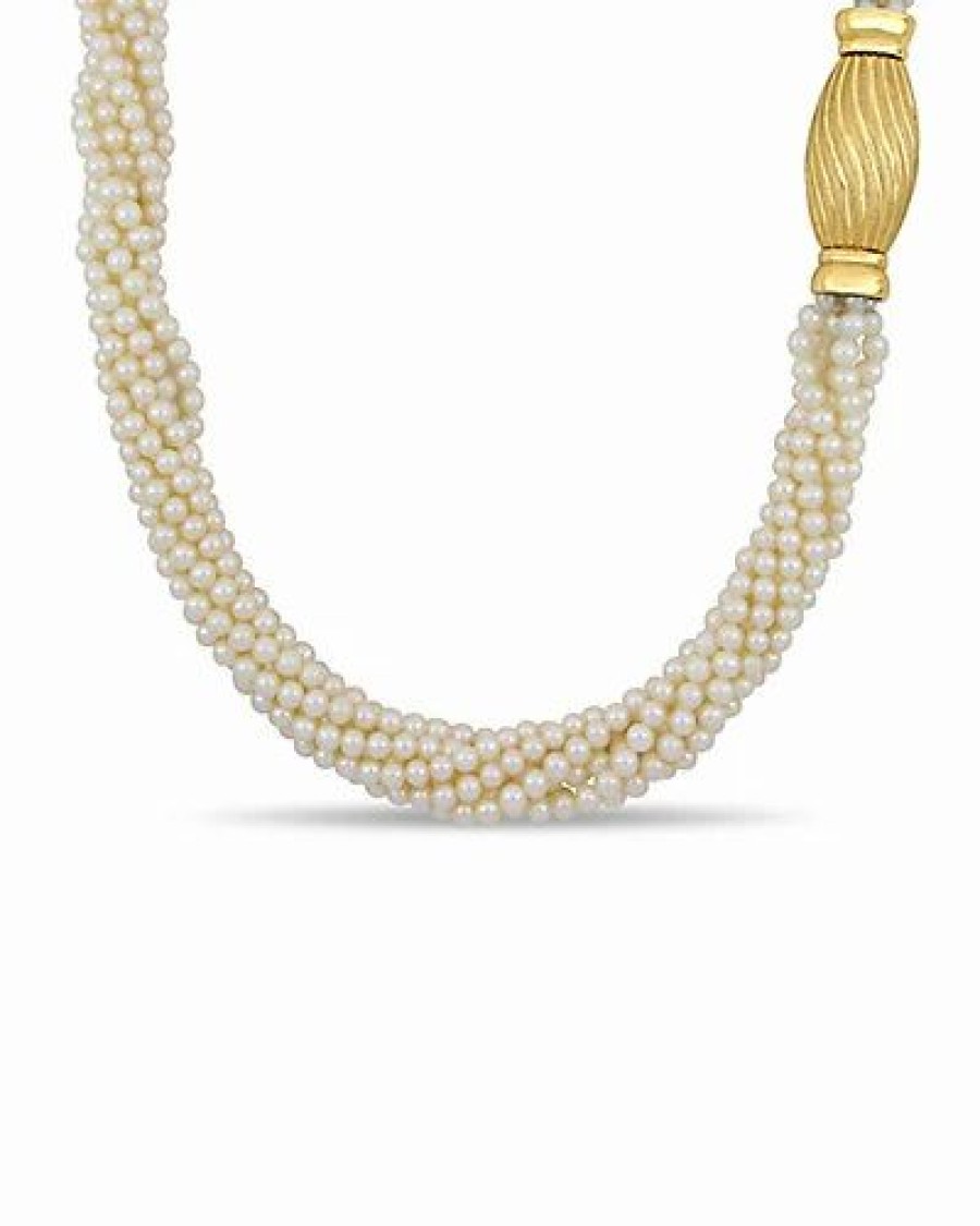 Necklaces * | Pearls 14K 4.5-5Mm Freshwater Pearl 32In Necklace Women