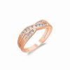 Rings * | Kallati 14K Rose Gold 0.25 Ct. Tw. Diamond Ring Women