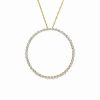 Necklaces * | Rina Limor 10K 2.40 Ct. Tw. White Sapphire Pendant Necklace Women