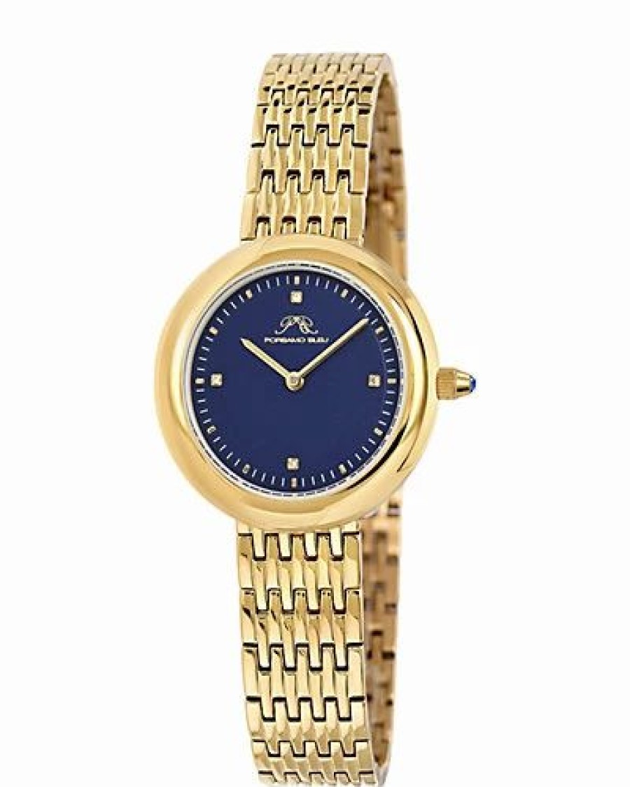 Watches * | Porsamo Bleu Women'S Stainless Steel Diamond Watch