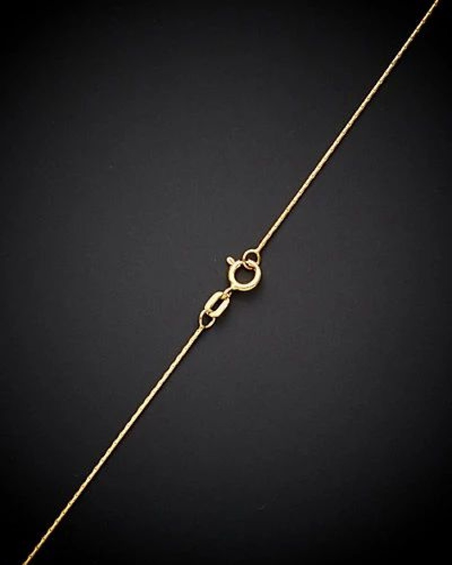 Necklaces * | 14K Italian Gold Round Forzentina Necklace Women