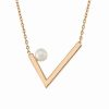 Necklaces * | Amorium 18K Rose Gold Vermeil 5Mm Pearl Necklace Women