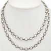 Necklaces * | Rachel Reinhardt Plated Silver Cz Layered Necklace Women