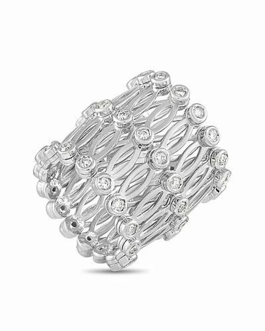 Bracelets * | Diamond Select Cuts 14K 1.10 Ct. Tw. Diamond Expandable Bracelet Women