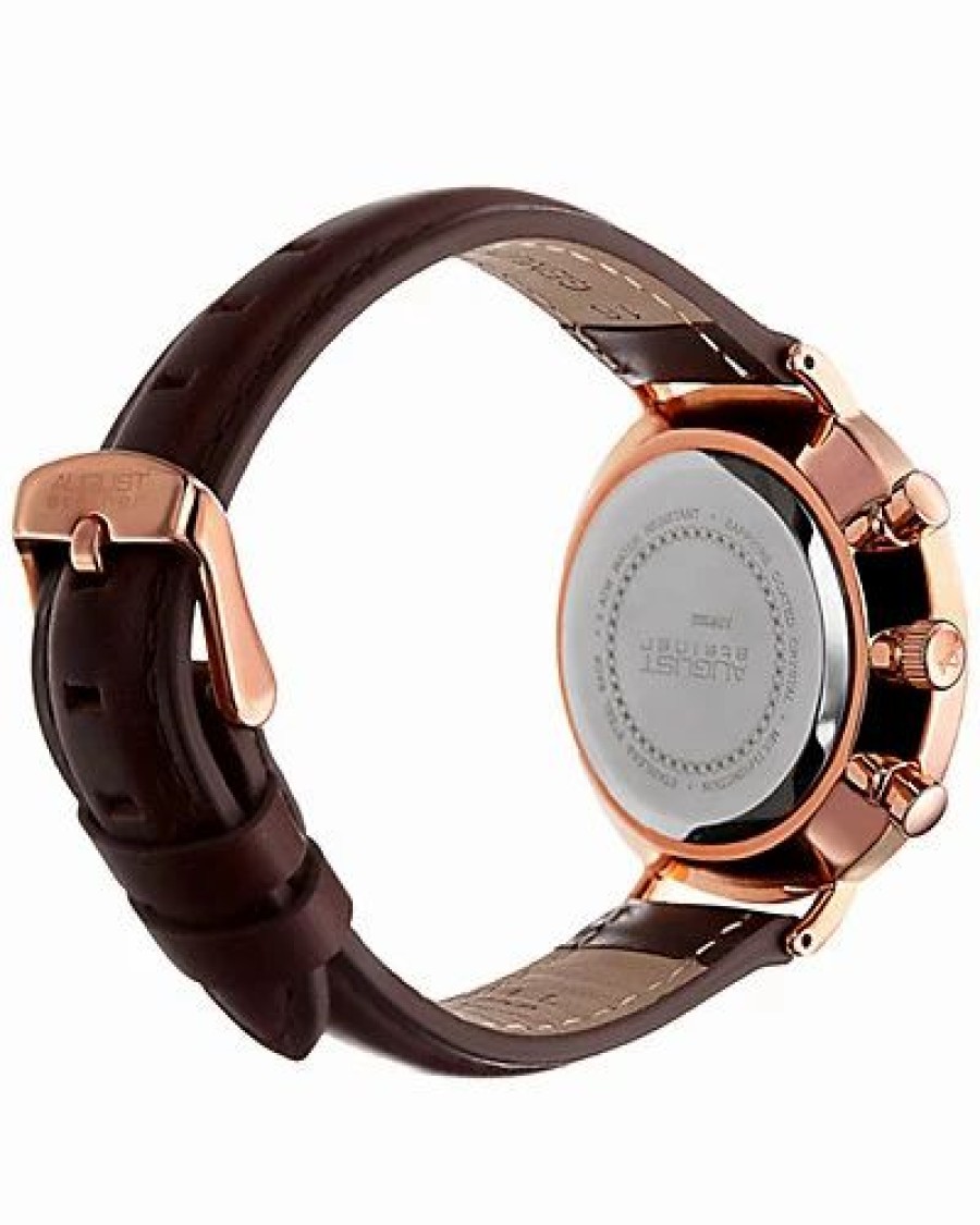 Watches * | August Steiner Women'S Leather Watch