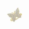 Rings * | Sabrina Designs 14K 0.52 Ct. Tw. Diamond Butterfly Ring Women