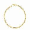 Bracelets * | Forever Creations Usa Inc. 14K Paperclip Chain Bracelet Women