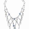 Necklaces * | Diana M. Fine Jewelry 18K 35.80 Ct. Tw. Diamond Necklace Women