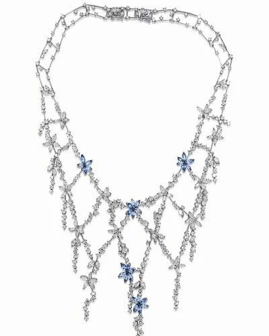 Necklaces * | Diana M. Fine Jewelry 18K 35.80 Ct. Tw. Diamond Necklace Women