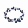 Bracelets * | Splendid Pearls Rhodium Plated 7-8Mm Freshwater Pearl Coil Bracelet Women