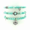 Bracelets * | Eye Candy La Os Angeles Luxe Collection Hamsa Evil Eye Set Of 3 Bracelets Women