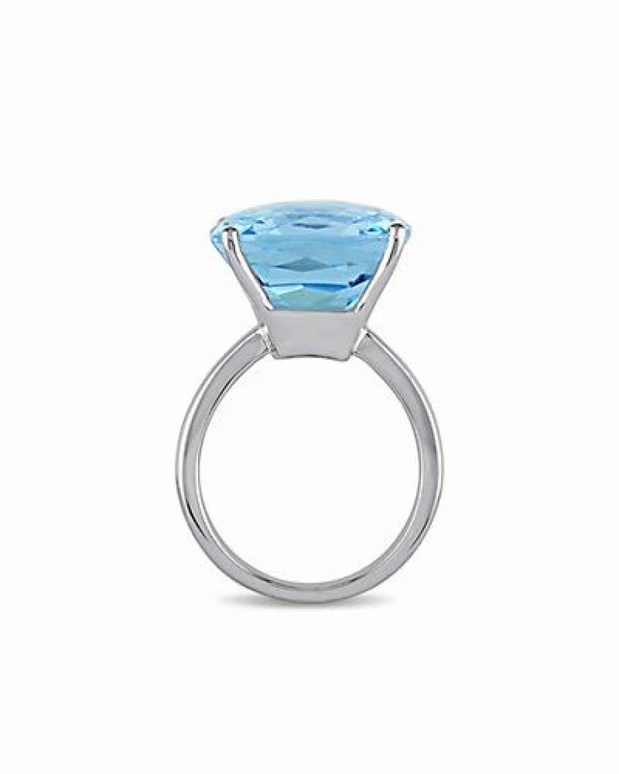 Rings * | Diamond Select Cuts 14K 18.45 Ct. Tw. Sky Blue Topaz Cocktail Ring Women