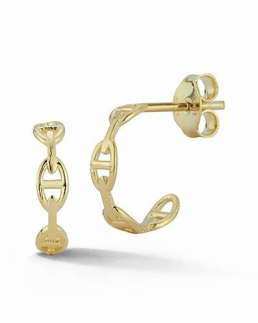 Earrings * | Ember Fine Jewelry 14K Link Hoops Women