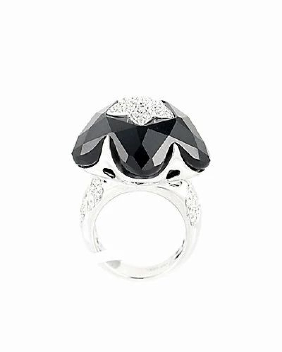 Rings * | Diamond Select Cuts 18K .82 Ct. Tw. Diamond & Onyx Star Ring Women