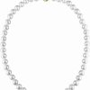 Necklaces * | Pearls 14K 8-10Mm Pearl Strand Necklace Women