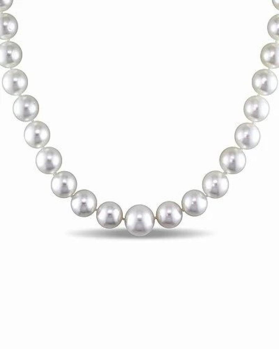 Necklaces * | Pearls 14K 8-10Mm Pearl Strand Necklace Women