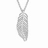 Necklaces * | Pandora Silver Cz Light As A Feather Pendant Necklace Women