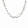 Necklaces * | Pearls Silver 8-9Mm Pearl Necklace Women