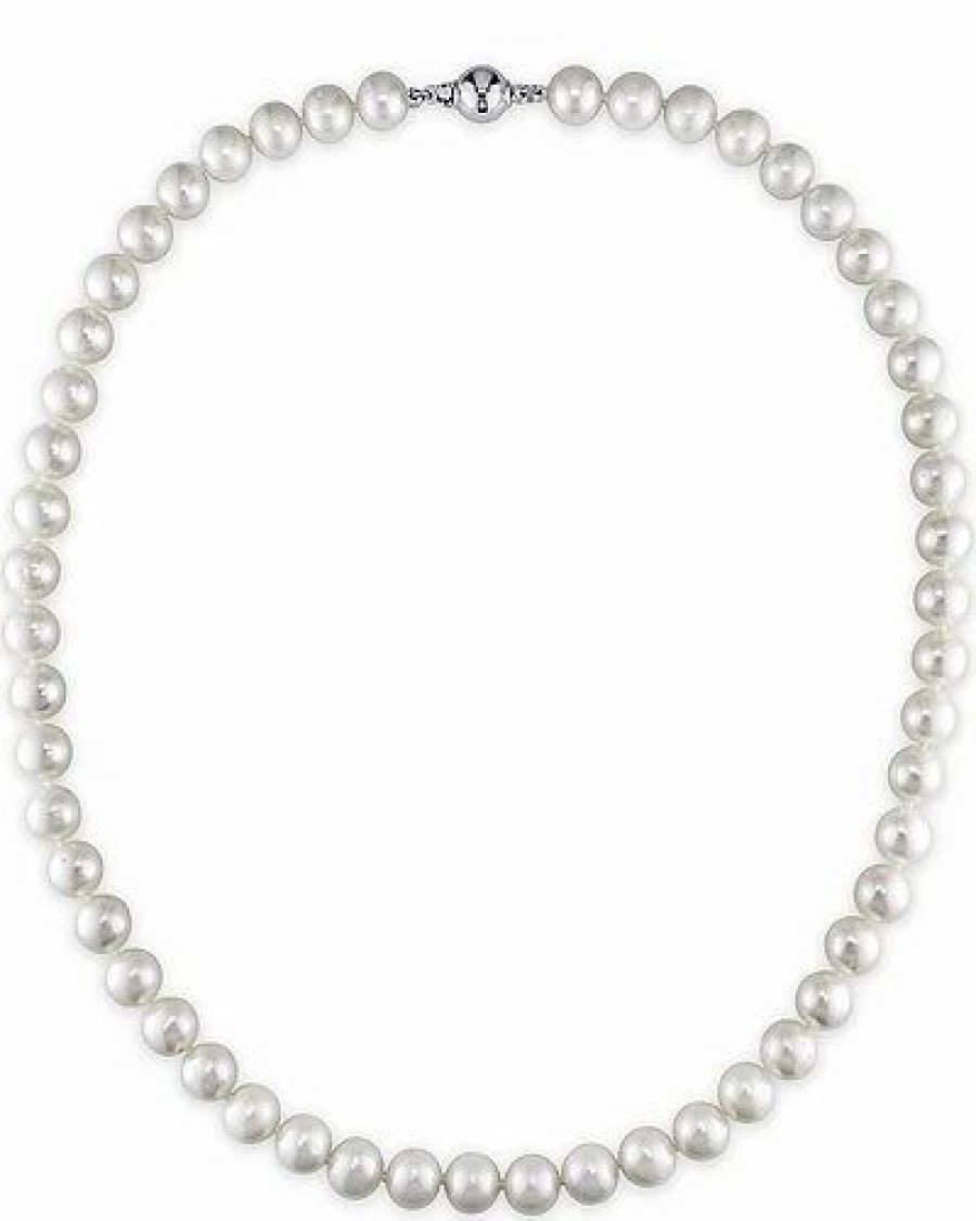 Necklaces * | Pearls Silver 8-9Mm Pearl Necklace Women