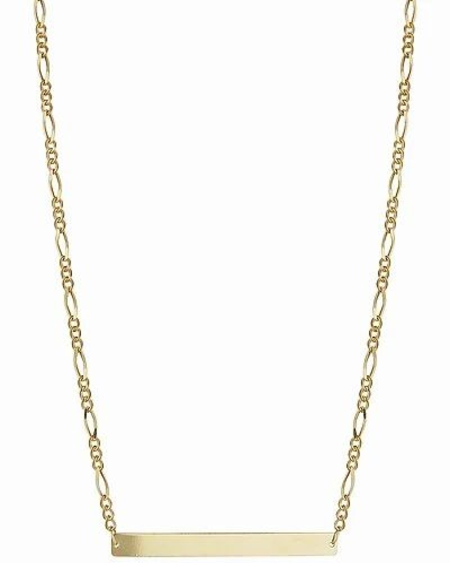 Necklaces * | Ember Fine Jewelry 14K Bar Necklace Women