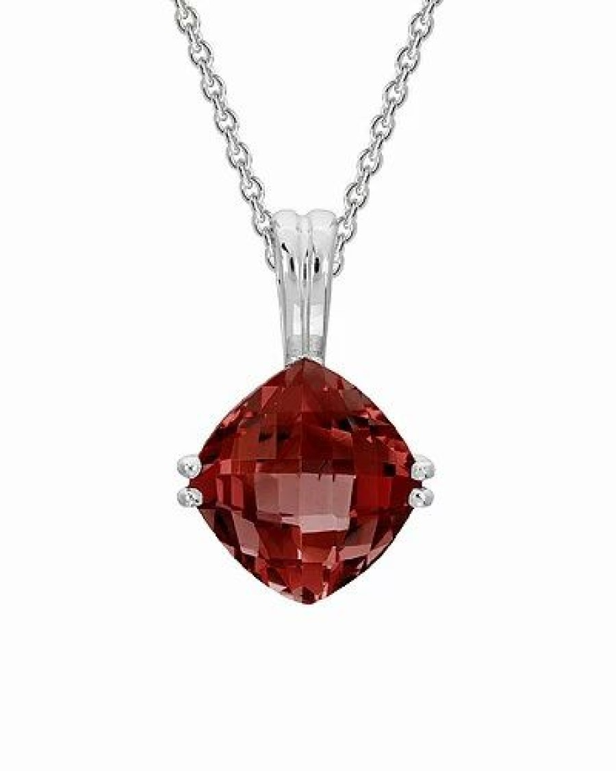 Necklaces * | Diamond Select Cuts 14K 2.90 Ct. Tw. Garnet Necklace Women