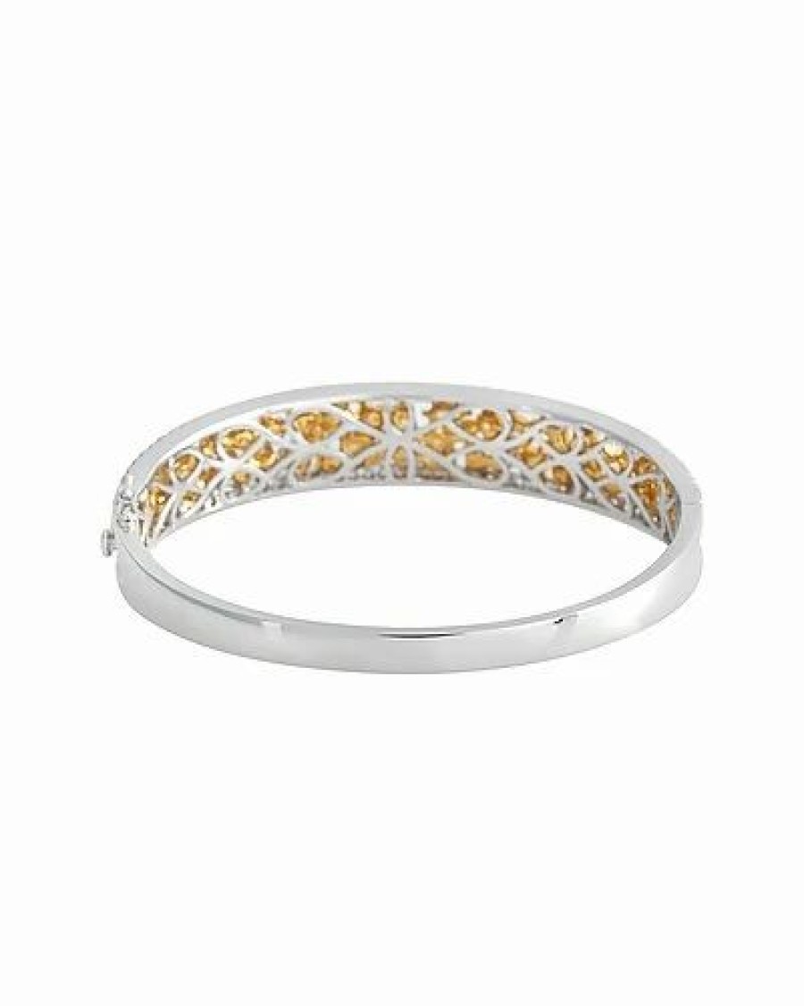 Bracelets * | Diamond Select Cuts 18K 7.85 Ct. Tw. Diamond Bangle Bracelet Women