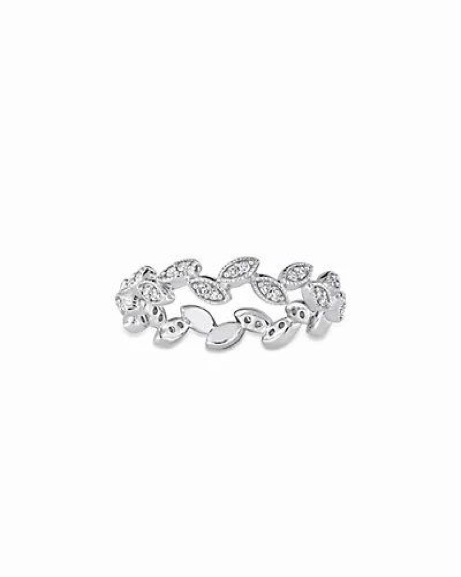 Rings * | Rina Limor 10K 0.22 Ct. Tw. Diamond Leaf Ring Women