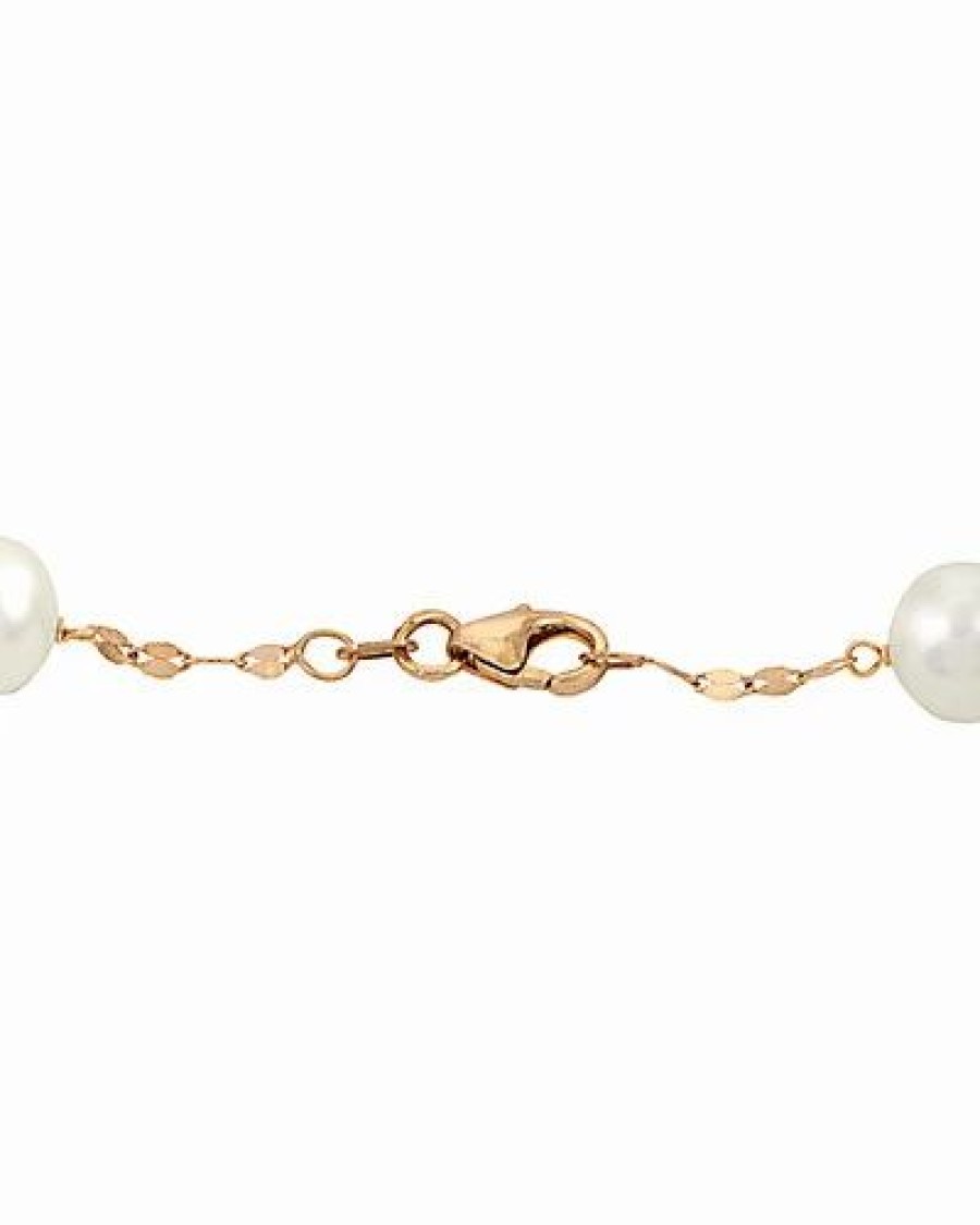 Necklaces * | Pearls Imperial 14K Rose Gold 7.5-8Mm Pearl Necklace Women