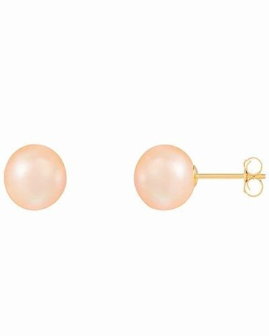 Earrings * | Splendid Pearls 14K 8-8.5Mm Pearl Earrings Women