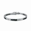 Bracelets * | Genevive Silver Cz Tennis Bracelet Women