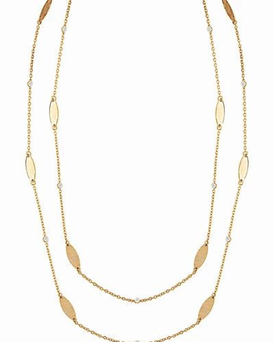 Necklaces * | I. Reiss 14K 0.18 Ct. Tw. Diamond By-The-Yard 36In Necklace Women