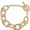 Bracelets * | Juvell 18K Plated Twisted Cable Bracelet Women