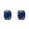 Earrings * | Forever Creations Signature 14K 5.66 Ct. Tw. Sapphire Earrings Women