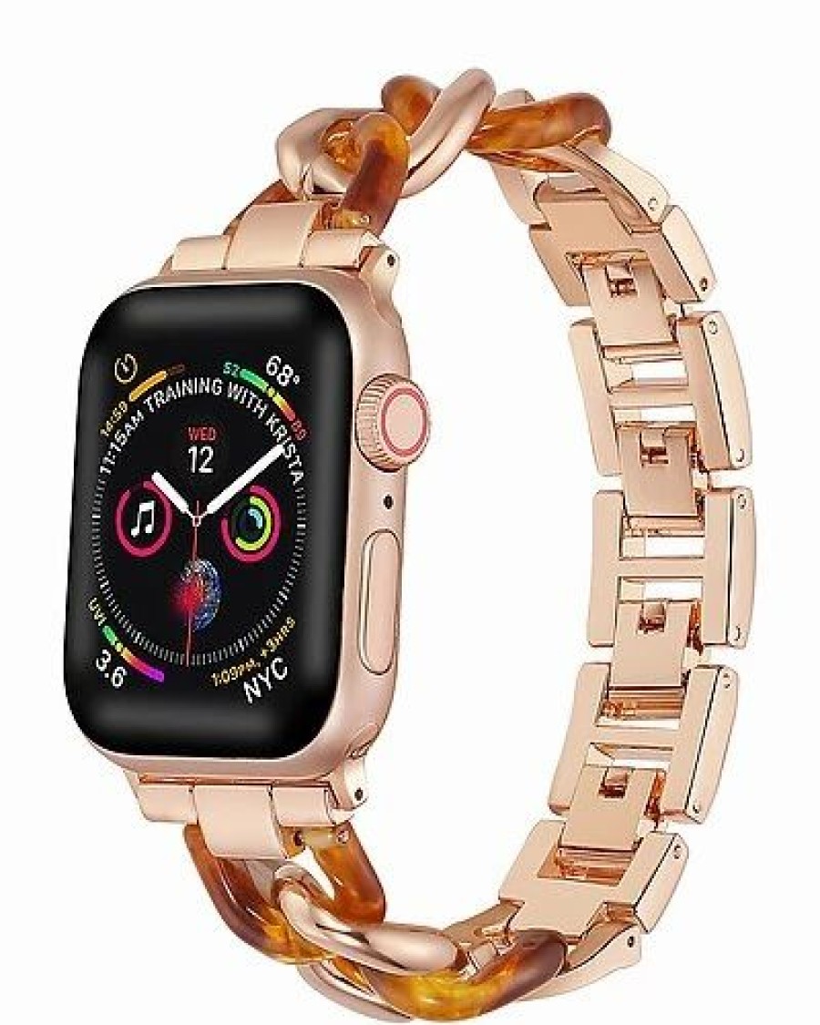 Watches * | Posh Tech Resin Zinc Metal Band For Apple Watch Women