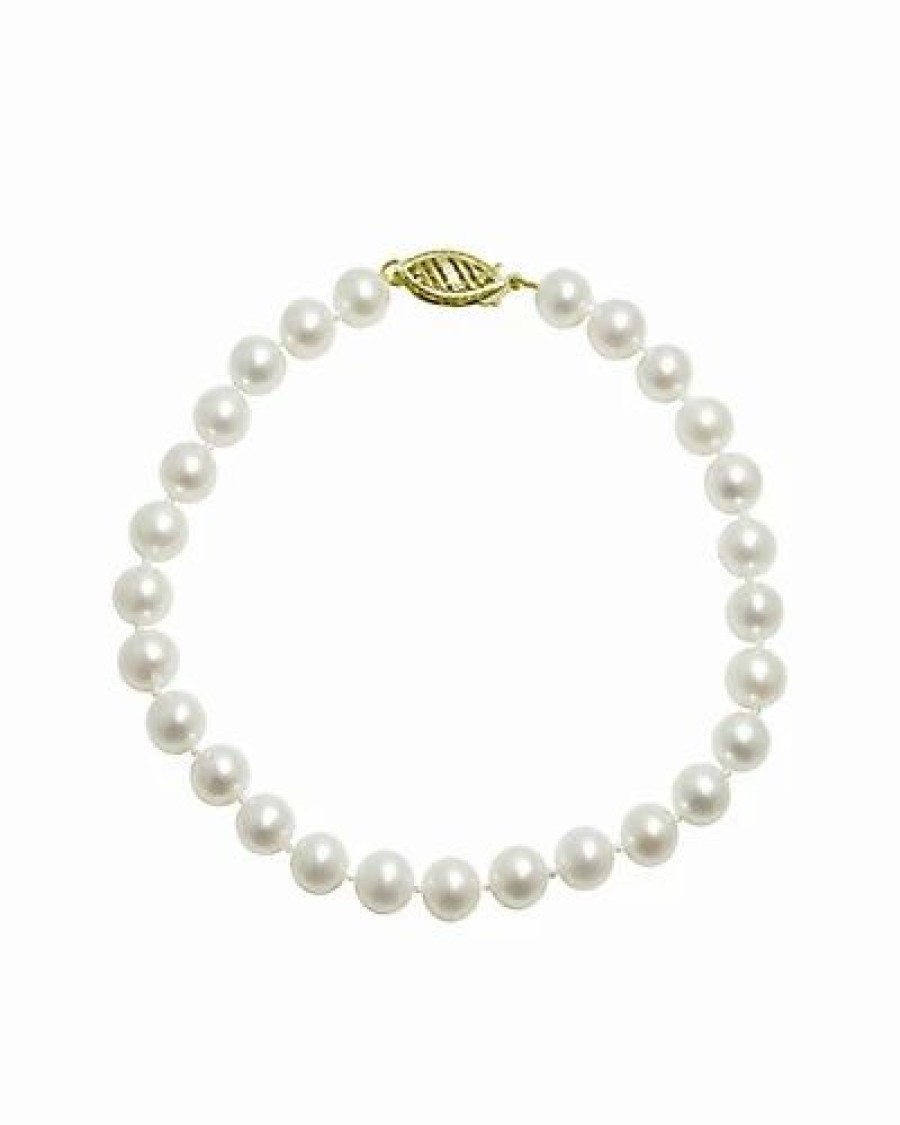 Bracelets * | Pearls 14K 6-6.5Mm Freshwater Pearl Bracelet Women