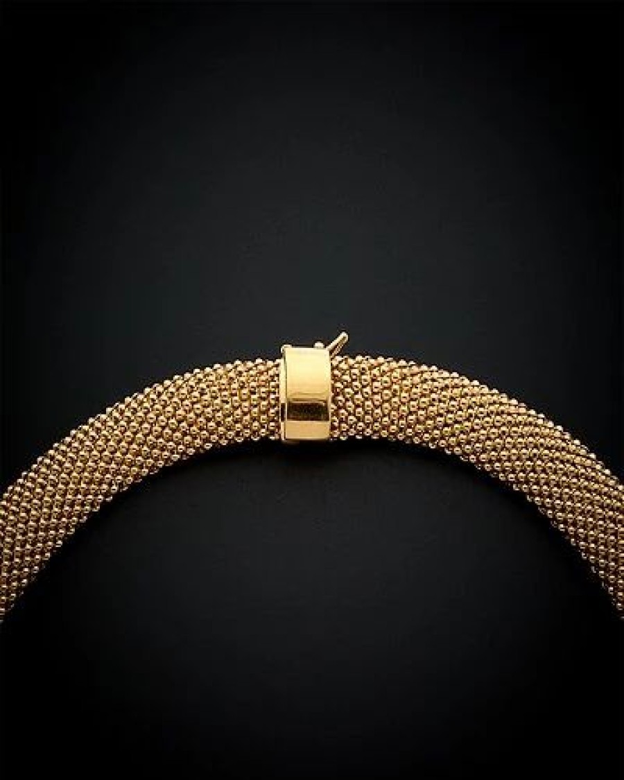 Necklaces * | 14K Italian Gold Mesh Necklace Women